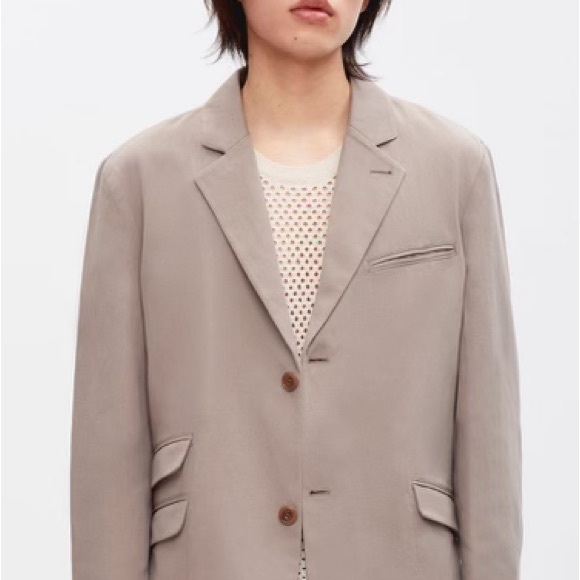 KOTN Men's laureate linen Blazer - Picture 7 of 7